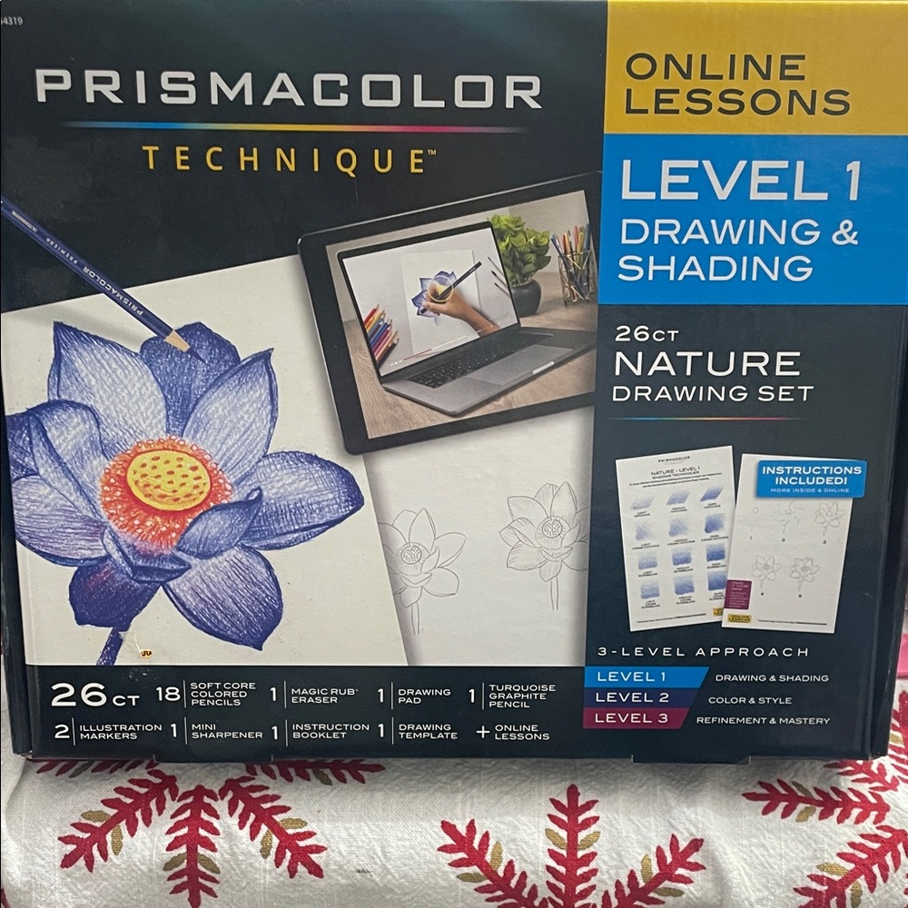 Prismacolor Technique Level 1 Nature Drawing Set - Blue and Yellow